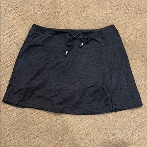 GreenTea Dark Gray Athletic Skort